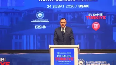 Uşak'ta 2.558 Konutun Kura Çekimi Yapıldı