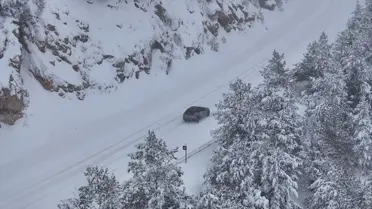 Zigana Dağı'nda Kar Yağışı