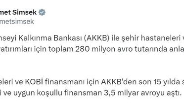 280 Milyon Avro Anlaşma