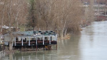 Dicle Nehri'nde Su Seviyesi Yükseldi