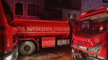 Bursa'da Balıkçı Dükkanında Yangın