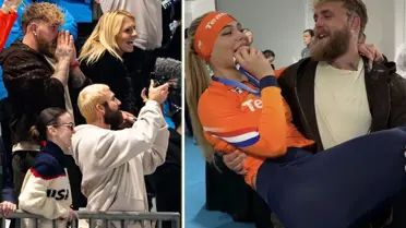 Sevgilisini görünce kendini tutamadı! Jake Paul'u ağlatan anlar