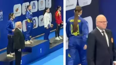 Ukraynalı Avrupa Şampiyonu, Rus sporcuyla fotoğraf çekmeyi reddetti