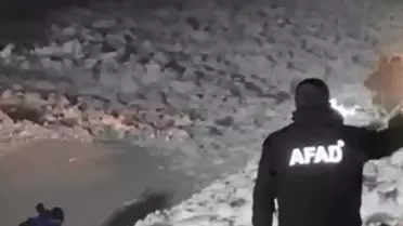 Çığ, Ekip Aracını Kapatınca Kurtuluş Sevinci