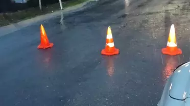 Adana'da Sağanak Nedeniyle Yol Kapandı