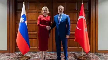Hakan Fidan, Slovenya Meclis Başkanı ile Görüştü