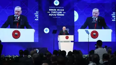 Cumhurbaşkanı Erdoğan, Boğaziçi Üniversitesi Yurtlarının Açılışında Gençlere Hitap Etti