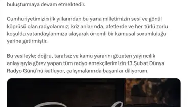 Dünya Radyo Günü Kutlaması