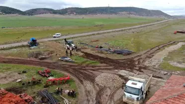 İnönü'de mahalle içi yollar yenileniyor