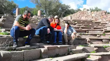 Aigai Antik Kenti'nde Meclis Binası Onarıma Hazırlanıyor