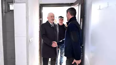 Yangında evini kaybeden aileye yeni yuva