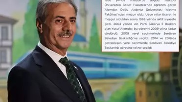 Yusuf Alemdar'ın biyografisindeki bilgiye üniversiteden yalanlama: Bizden mezun olmadı