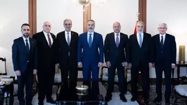 Hakan Fidan, GYUK Başkanı Ali Şaat'ı Kabul Etti