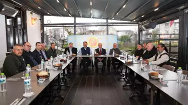 Başkan Özlü gazetecilerle bir araya geldi