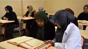 Hece hece başladı, 70'inden sonra Kur'an-ı Kerim'i öğrendi