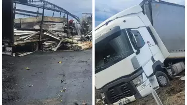 Komşuda korkunç kaza! İki Türk şoför feci şekilde can verdi