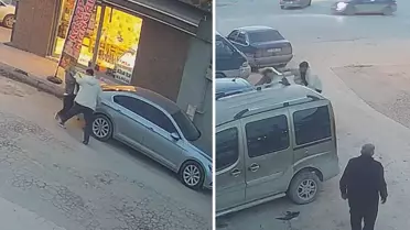 Malatya'da birlikte yaşadığı kadını sokak ortasında silahla tehdit etti