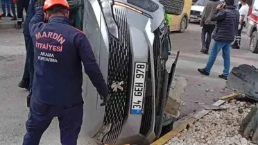 Mardin'de Kaza: İki Yaralı