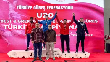 U20 Serbest Güreş Türkiye Şampiyonası'nda ikinci gün tamamlandı