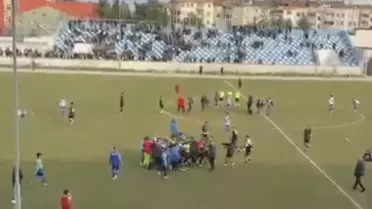 Amatör Maçta Kavga: 3 Oyuncu Yaralı