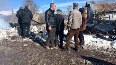 Çamyazı Köyü'nde korkutan yangın