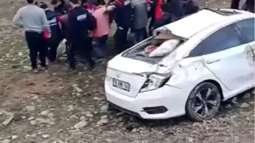 Kulp-Lice Yolunda Kaza: 1 Yaralı