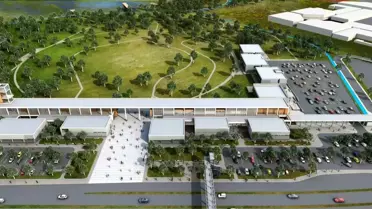 Eski fuar alanına yapılan Sosyal Yaşam Merkezi'nde çalışmalar sürüyor