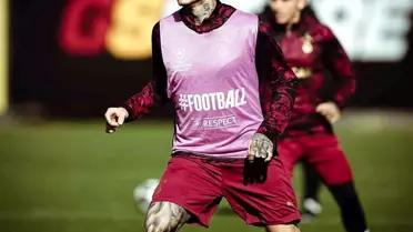 Galatasaray Juve Maçına Hazırlanıyor