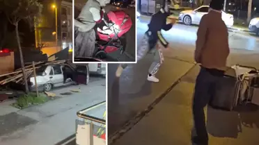 İstanbul'u kuvvetli fırtına vurdu! Ayakta durmak dahi güç