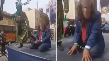 Komşu ülkede kaydedilen görüntü gündeme bomba gibi düştü