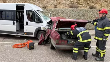 Bucak'ta Feci Kaza: 2 Ölü, 4 Yaralı