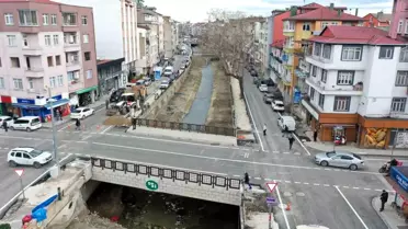 Ordu'da yenilenen köprü yeniden ulaşıma açıldı