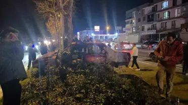 Düzce'de Otomobil Ağaca Çarptı: Bir Yaralı