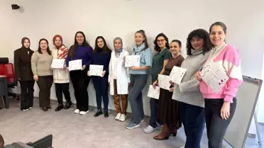 Aydın'da Gebe Okulu Sertifika Töreni