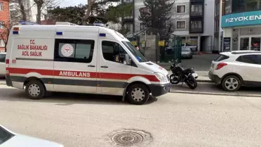 Bolu'da Motosiklet ve Otomobil Çarpıştı