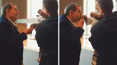 Dursun Özbek ve Noa Lang'ın beğeni yağan buluşması 