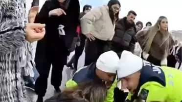 Erciyes'te Şeker Hastası Sürücüye Jandarma Müdahalesi