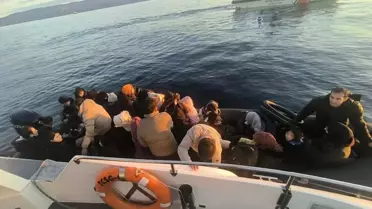 Çanakkale'de 37 Kaçak Göçmen ve 1 Organizatör Yakalandı