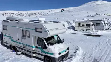 Erciyes Dağı, Karavan tutkunlarının yeni kış rotası haline geldi
