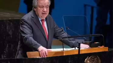 Guterres'ten İsrail'e Arazi Kınaması