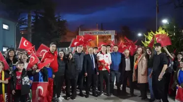 Altın Madalya Sevinci Bolu'da Karşılandı