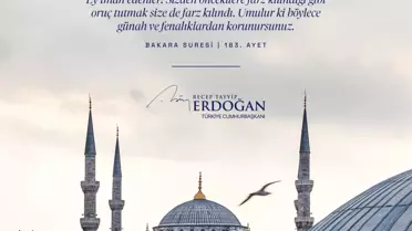 Cumhurbaşkanı Erdoğan'dan 'Ramazan ayı' paylaşımı