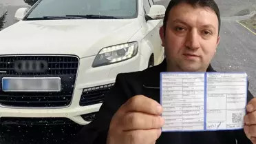 Galeriden aldığı lüks araçla çevirmeye girdi, hayatının şokunu yaşadı