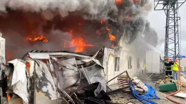 Hatay'da Yangın, İtfaiyeden Duygu Dolu An