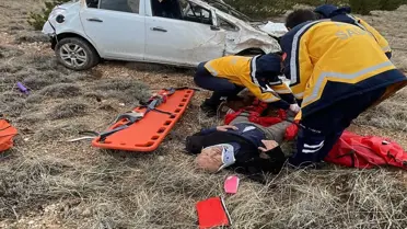 Nevşehir'de eşini bıçakladı, Niğde'de kaçarken kaza yapıp öldü