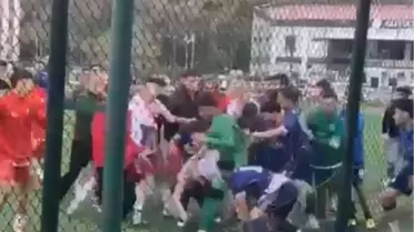 Tokat'ta Amatör Maçta Kavga Çıktı