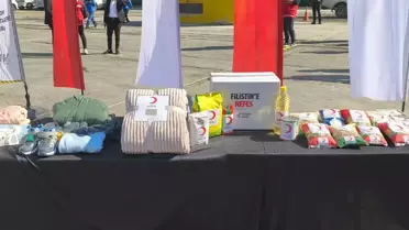 Gazze'ye 3.300 Ton Yardım Uğurlandı