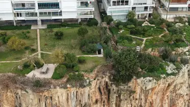 Antalya'da Kaçak Falez Yapıları Mühürlendi