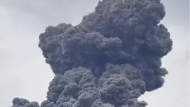 Kanlaon Yanardağı'nda Patlama