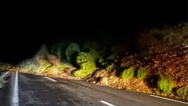 İzmir Otoyolu Heyelan Nedeniyle Kapandı